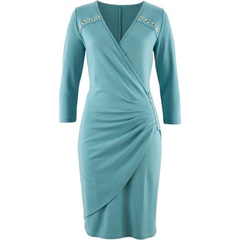 bpc selection Yandan Drapeli Elbise - Mavi 32535109
