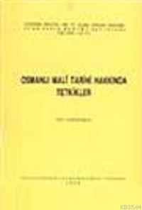 Osmanlı Mali Tarihi Hakkında Tetkikler (ISBN: 9789751601096)