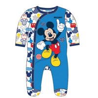 Mickey Mouse Mc4218 Erkek Yandan Çıtçıtlı Tulum Mavi 9-12 Ay (74-80 Cm) 21241620