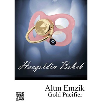Altın Emzik Puset Figürlü