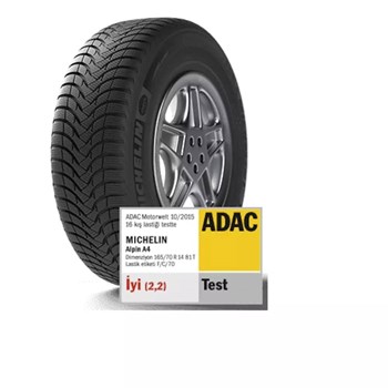 Michelin 225/55 R17 97H Alpin A4 Kış Lastiği Üretim Yılı: 2019