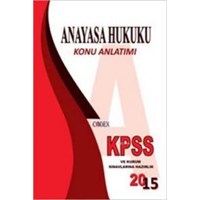 KPSS Anayasa Hukuku Konu Anlatımı (ISBN: 9786059002097)