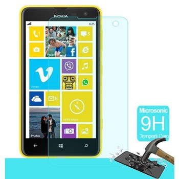 Microsonic Nokia Lumia 625 Temperli Cam Ekran Koruyucu Kırılmaz Film