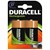 Duracell 1.2V 2200 Mah D Size Şarjlı Pil 2Li Blister