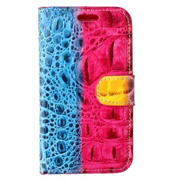 crocodile iPhone 4S Standlı Mavi Kılıf MGSELMNT257