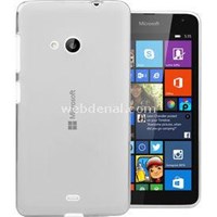 Transparent Soft Microsoft Lumia 535 Kılıf Beyaz