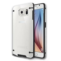 Microsonic Samsung Galaxy Note 5 Kılıf Hybrid Transparant Siyah