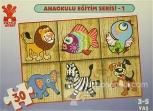 Puzzle Adam Anaokulu Eğitim Serisi - 1 : 30 Parça (3 - 5 Yaş) (ISBN: 8698881833316)