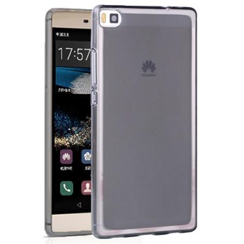 Microsonic Huawei Ascend P8 Kılıf Transparent Soft Siyah