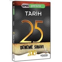 KPSS Tarih 25 Deneme Sınavı 2015 (ISBN: 9786051641508)