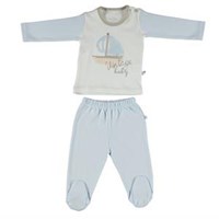 For My Baby Origami Pijama Takım Ekru 6-9 Ay 30476551