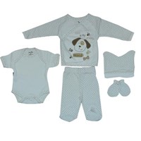 Babyjem 310220 Prematüre 5li Set Krem-Kahverengi 00 Ay (Prematüre) 28706500