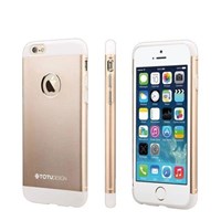 TOTU Knight Series iPhone 6 Plus PC+Aluminum case - Renk : Gold