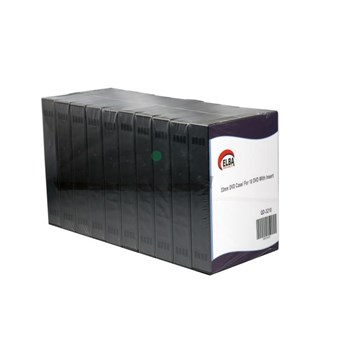 ELBA QD-3210 10LU SİYAH 33mm DVD Case (KUTU)