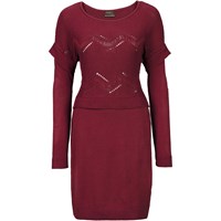 Bodyflirt Boutique Örgü Elbise - Kırmızı 32515111