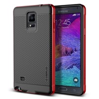 Verus Samsung Galaxy Note 4 Case Iron Shield Series Kılıf - Renk : Kiss Red