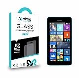 Eiroo Microsoft Lumia 535 Tempered Glass Cam Ekran Koruyucu