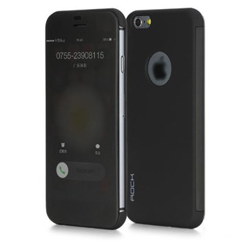 Rock DR.V iPhone 6 Plus invisible Smart UI Transparent kılıf Black