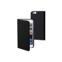 Muvit Slim Folio Kapaklı iPhone 6 Kılıf ve Standı Siyah