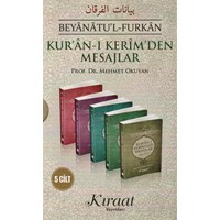 KURANI KERİMDEN MESAJLAR Mehmet Okuyan 5 kitap 14x21 cm. beyanatül furkan tefsiri Kıraat (ISBN: 9786056537301)