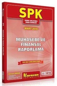 SPK 1016 Muhasebe ve Finansal Raporlama Karacan Yayınları (ISBN: 9786053300649)