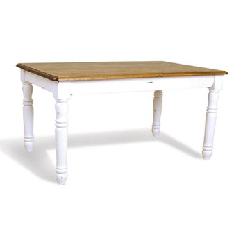 Woodenbend Tiffany Eskitilmiş Masa Beyaz 29996896
