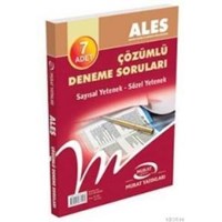 ALES Sınavı Çözümlü Deneme Soruları 7 Adet 2013 (ISBN: 9789944661584)