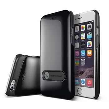 Verus iPhone 6/6S 4.7 Case Slim Hard Slide Series Kılıf Renk Charcoal Black