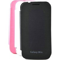 Samsung Galaxy Win i8552 Kılıf Flip Cover Siyah Kapak