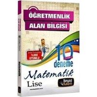 Beyaz Kalem 2015 ÖABT Lise Matematik 10 Çözümlü Deneme (ISBN: 9789944497923)