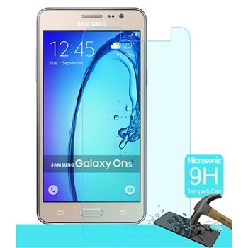 Microsonic Samsung Galaxy On5 Temperli Cam Ekran Koruyucu Kırılmaz Film