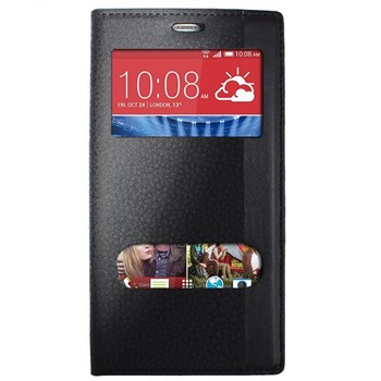 Magnum HTC Desire Eye Magnum Pencereli Kılıf Siyah MGSBCJNVY34