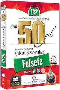 YGS-LYS Felsefe Son 50 Yıl Tamamı Çözümlü Çıkmış Sorular Çanta Yayınları (ISBN: 9786059768023)