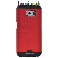 Samsung Galaxy S6 Kılıf Motomo Arka Kapak Kırmızı