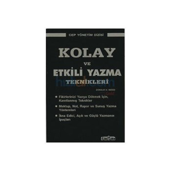 Kolay ve Etkili Yazma Teknikleri - Donald H. Weiss 3990000013949