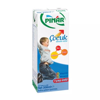 Pınar Çocuk 1+ Yaş 200 ml Devam Sütü