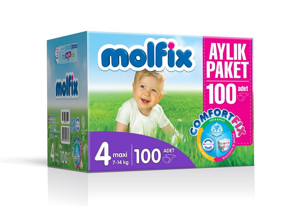 Molfix Bebek Bezi Comfortfix Aylık Paket Maxi 100 Adet 28800484 fiyatı