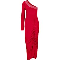 Bonprix Tek Omuz Elbise - Kırmızı 31462612