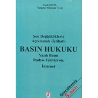 Basın Hukuku (ISBN: 9786055118587)