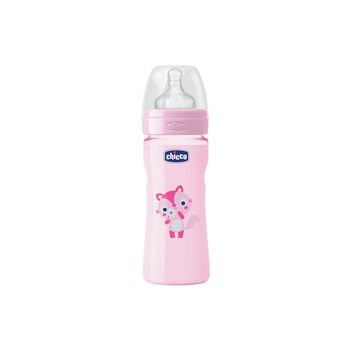 Chicco Akış Ayarlı Silikon Emzikli Biberon 250Ml Pembe 33324505