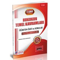 1.Sınıf 1.Yarıyıl Hukukun Temel Kavramları Öğreten Özet ve Sorular Lider Yayınları (ISBN: 9786059145732)