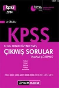 KPSS A Grubu Konu Konu Düzenlenmiş Tamamı Çözümlü 2004 - 2013 Çıkmış Sorular 2014 (ISBN: 9786053646495)