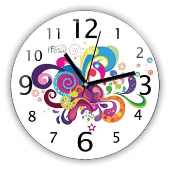 If Clock Modern Tasarım Duvar Saati F26