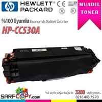 HP CC530A Siyah Muadil Toner