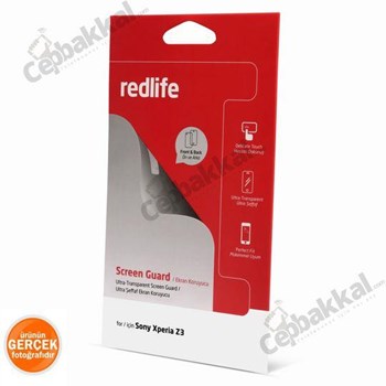 Redlife Ultra Şeffaf Ekran Koruyucu Sony Xperia Z3 Ön / Arka