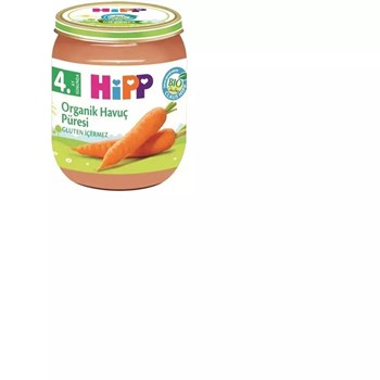 Hipp 4+ Ay 190 gr Organik Havuç Püresi Kavanoz Maması