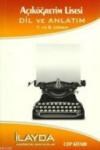 Açık Lise 7. ve 8. Dönem Dil ve Anlatım Cep Kitabı (ISBN: 9786058897199)