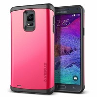 Verus Samsung Galaxy Note 4 Case Damda Veil Series Kılıf - Renk : Darling Pink