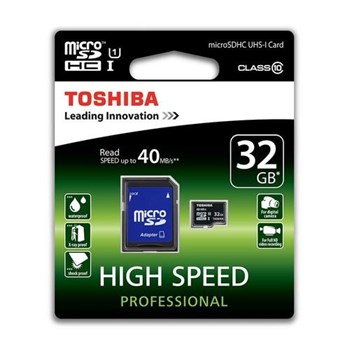 Toshiba 32 GB Micro SD Kart Class 10 SD-C032UHS1-6A
