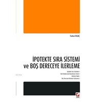 İpotekte Sıra Sistemi ve Boş Dereceye İlerleme (ISBN: 9789750228698)